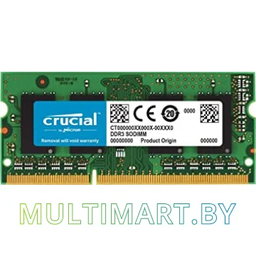 Оперативная память Crucial 4GB DDR3 SO-DIMM PC3-14900 (CT51264BF186DJ)